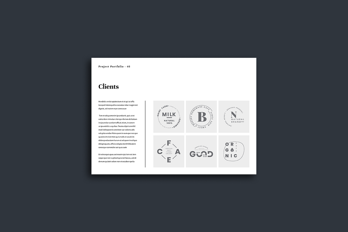 Minimal / Portfolio | Canva, PPTX, a Brochure Template by ArtisticLand (Photo 16 of 18)
