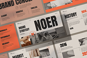 NOER Brand Strategy - Powerpoint, a Presentation Template by Surotype (Thumbnail 1 of 10)