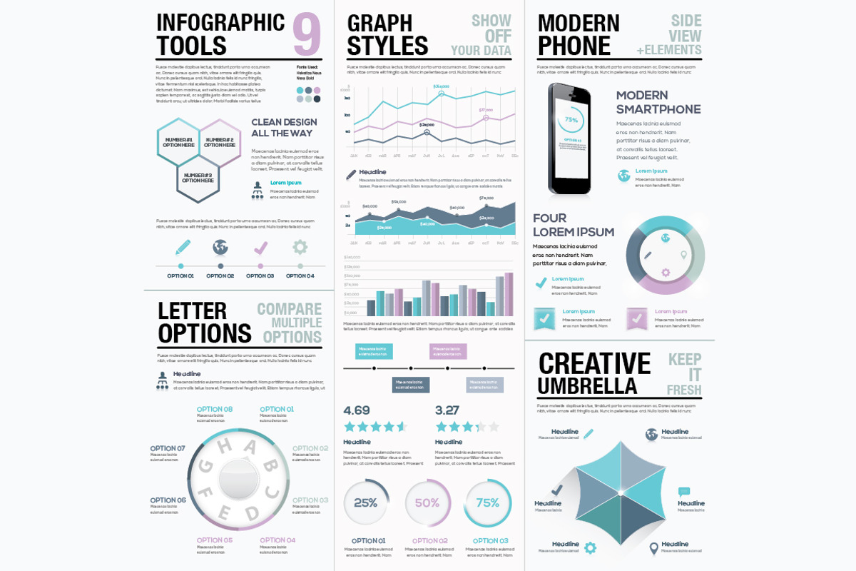Infographic Tools 9, a Presentation Template by Infographic Template Shop