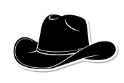 Minimal Cowboy Hat Silhouette Bundle, an Illustration by Designs_River (Thumbnail 27 of 51)