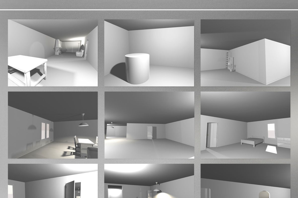White Interiors Backgrounds Set, an Object Graphic by Backgrounds Store (Photo 2 of 4)