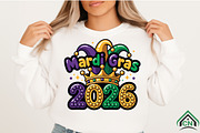 Mardi Gras 2026 PNG, an Illustration by Craft Nest (Thumbnail 2 of 4)