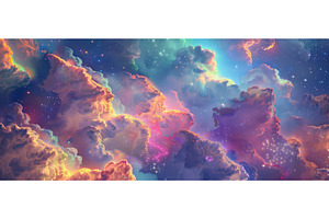 Fantasy Colorful Cloudscape with, an Abstract Photo by piter.goskov
