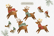 Cozy Winter Watercolor Graphics, an Illustration by Point and Poem (Thumbnail 2 of 6)