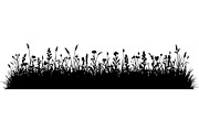 Wildflower Meadow Silhouette, an Object Graphic by Creativeshirt (Thumbnail 16 of 20)
