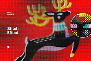 Embroidery Stitch Effect, a Layer Style Add-On by Design Squad