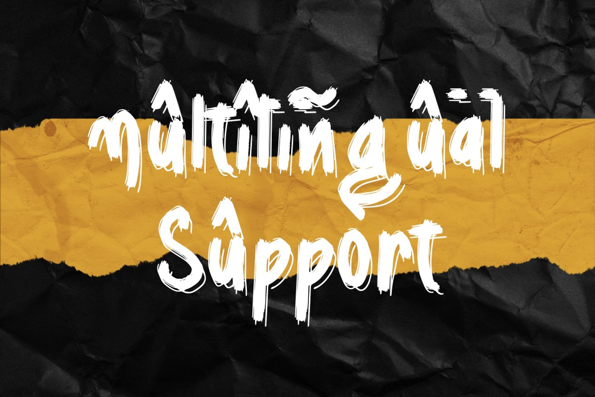 Broex Stray - Graffiti Brush Font, a Handwritten Font by Dhabee (Photo 3 of 12)