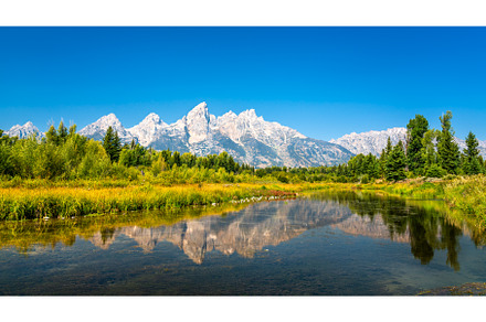 Grand Teton Mountain Range with the, a Nature Photo by Leonid Andronov