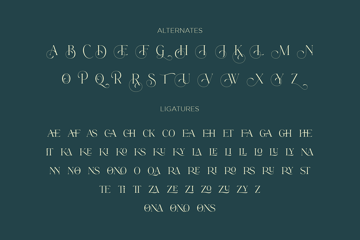 Brattons - Stylistic Ligature Serif, a Serif Font by LoneArmy (Photo 10 of 10)