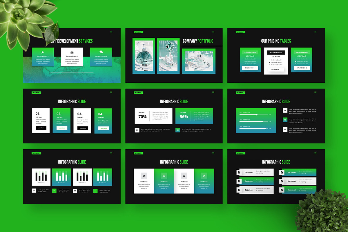 Axiathrium - Keynote Templates, a Presentation Template by Deepslide Studio (Photo 5 of 6)