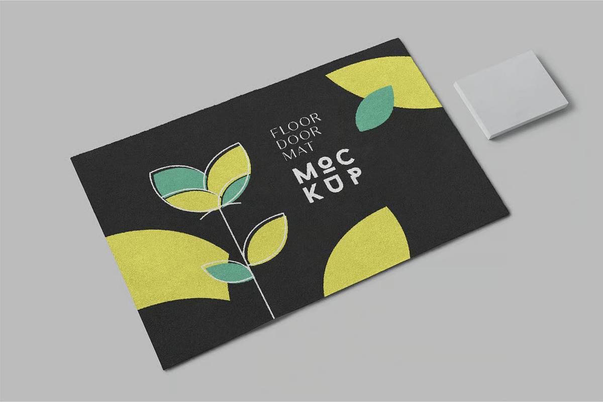 Floor Mat Mockups, a Household Mockup by megostudi0 (Photo 2 of 6)