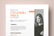 Professional Job Resume Template, a Resume Template by Niofix (Thumbnail 1 of 6)