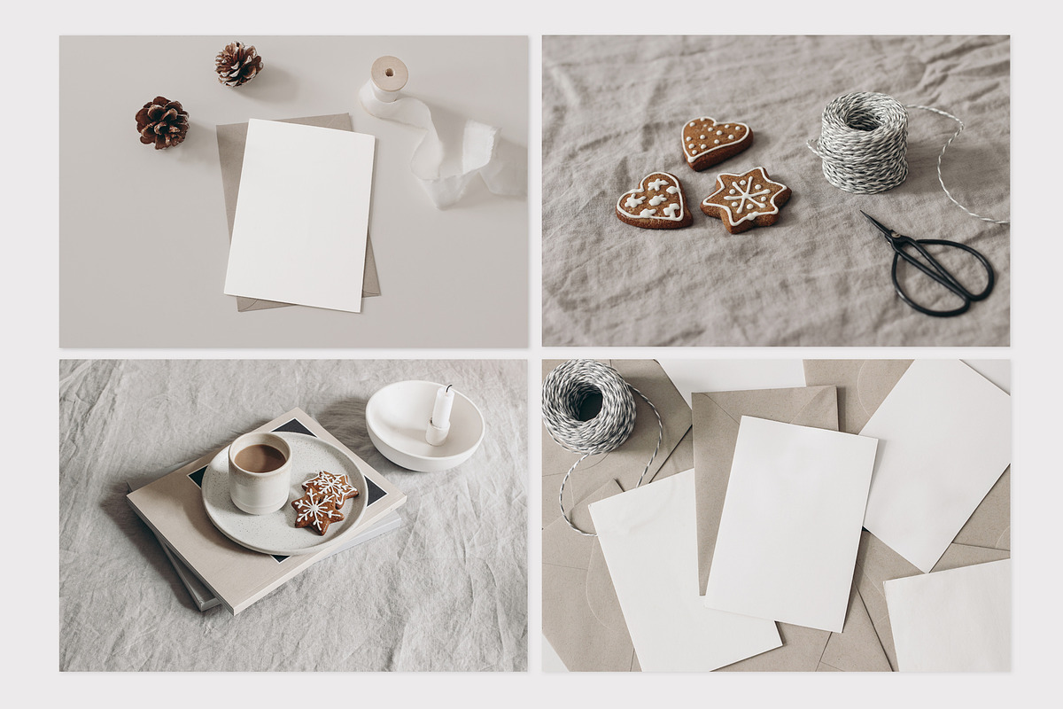 23 Beige Christmas mockups & photos, a Household Mockup by Tabita's shop (Photo 10 of 14)
