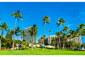 Fort DeRussy Beach Park in Honolulu, a Nature Photo by Leonid Andronov