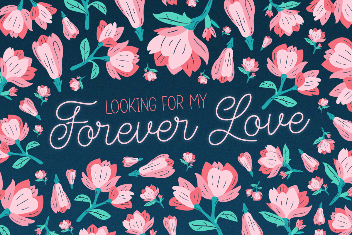 Wildflowers in Spring Font Duo, a Script Font by Salt & Pepper Designs (Photo 4 of 8)