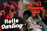 Retro Parade - Bold Handwritten Duo, a Sans Serif Font by Bale Type (Thumbnail 9 of 10)