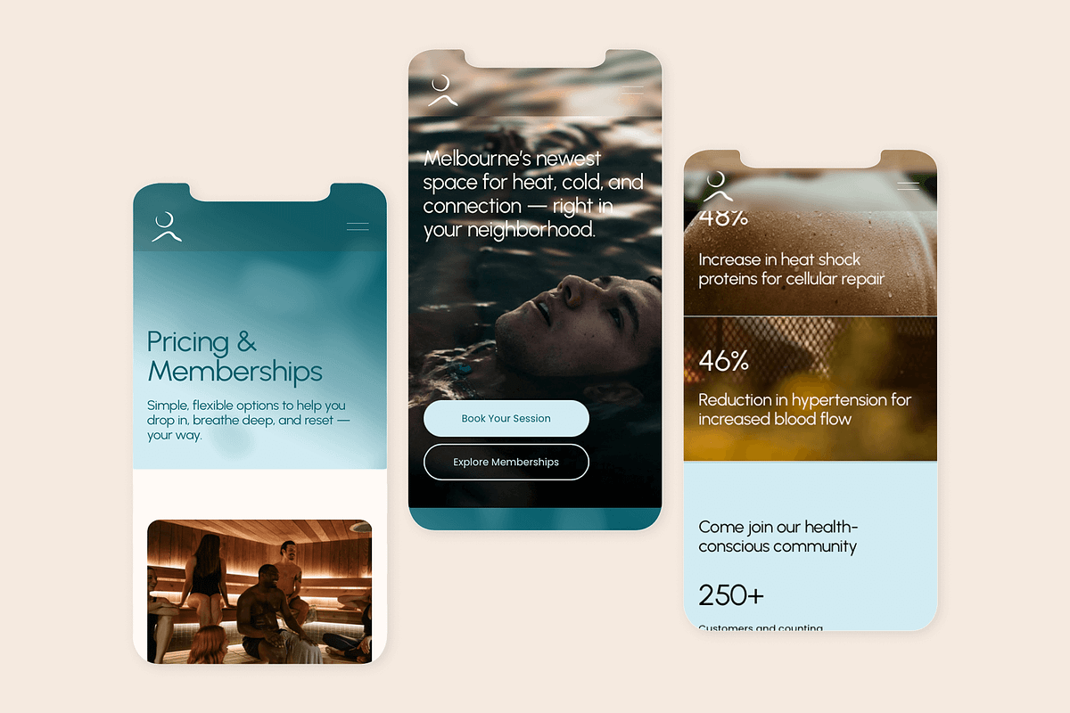 Wellness & Health Brand Squarespace Template preview 3