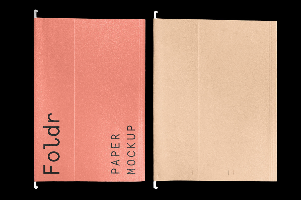 Paper File Folder Mockup, a Product Mockup by Bolderaja1 Studio (Photo 2 of 12)