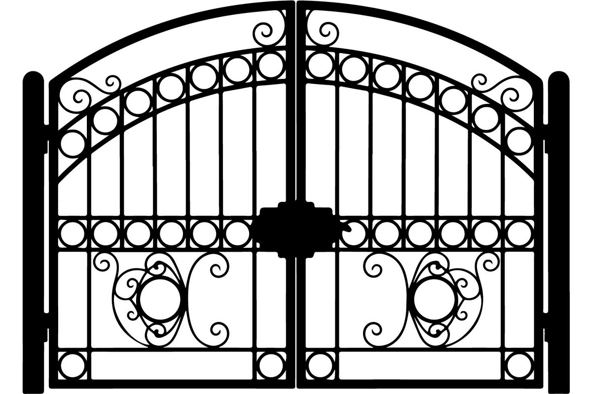 Modern Metal Gate, an Object Graphic by Creativeshirt (Photo 6 of 19)