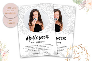 PSD Photo Session Card Template 70