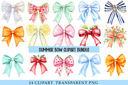 Summer Bow Clipart, an Illustration by cherrydesign (Thumbnail 3 of 3)