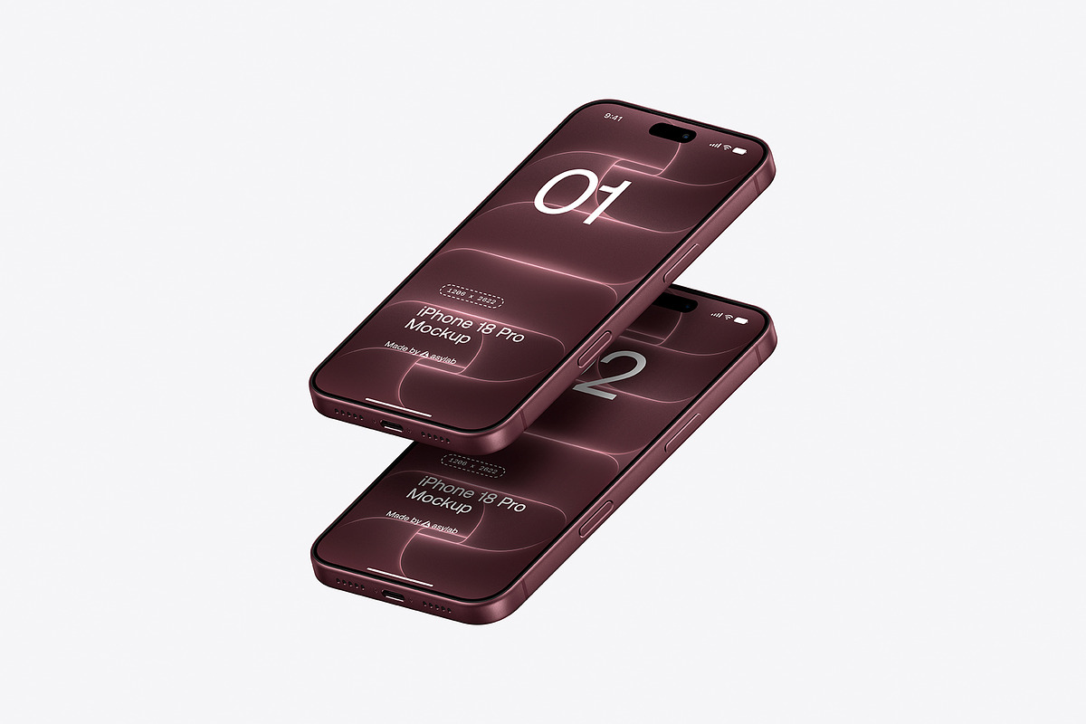 iPhone 18 Pro - 24 Mockups Scenes, an iPhone Mockup by Asylab (Photo 31 of 54)