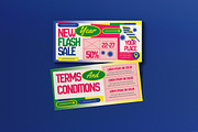 Pink Green New Year Sale Voucher, a Card Template by graphicook (Thumbnail 1 of 6)