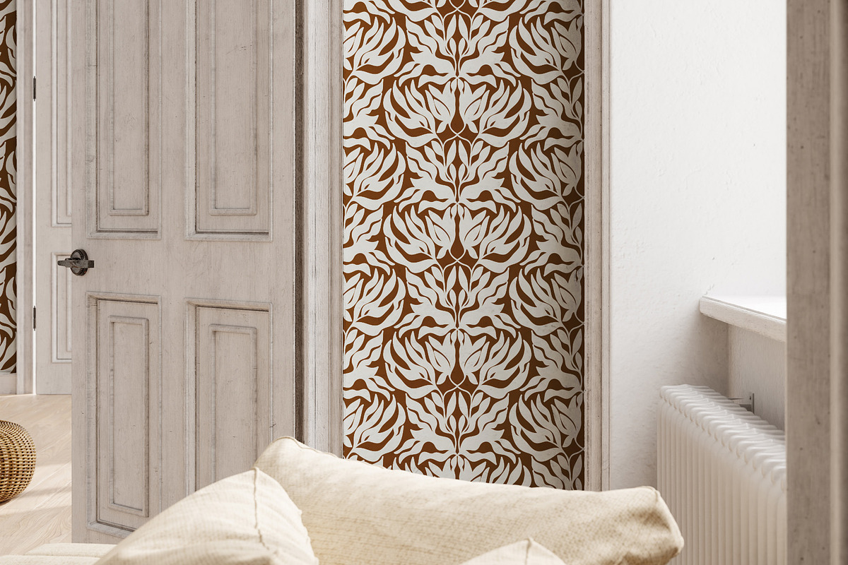 Classic Wallpaper, a Wallpaper Graphic by Bloomart Studio (Photo 2 of 6)
