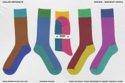 Socks - Mockup (High), a Merchandise Mockup by DaldSgh (Thumbnail 7 of 12)