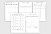 Daily Weekly Monthly Planner Bundle, a Stationery Template by ROJI CREATOR (Thumbnail 9 of 12)