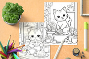 Coloring Pages For Adults and Kids, an Animal Illustration by AlineArtStore (Thumbnail 6 of 6)