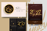 Happy New Year Logotype Bundle, an Object Graphic by OtpirusGraphic (Thumbnail 8 of 9)