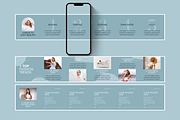 Blue Instagram Carousel Templates, a Social Media Template by SunshineStudioBoutique (Thumbnail 4 of 9)