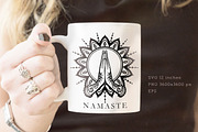 58 items. Meditation Girl set, a Decorative Illustration by anvinoart (Thumbnail 7 of 12)
