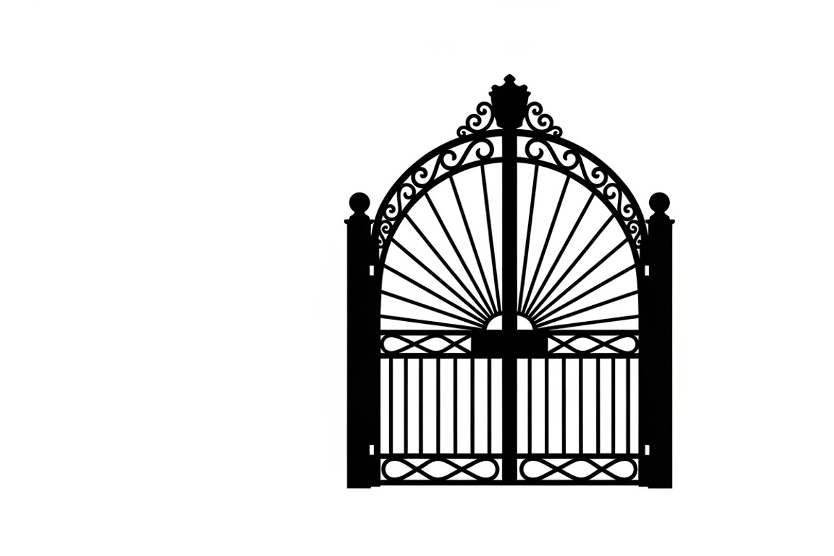 Ornate Iron Gate SVG Bundle, an Illustration by Designs_River (Photo 27 of 31)