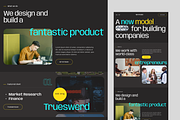 Figma Landing Page Template, a Landing Page Template by zroch design (Thumbnail 2 of 12)