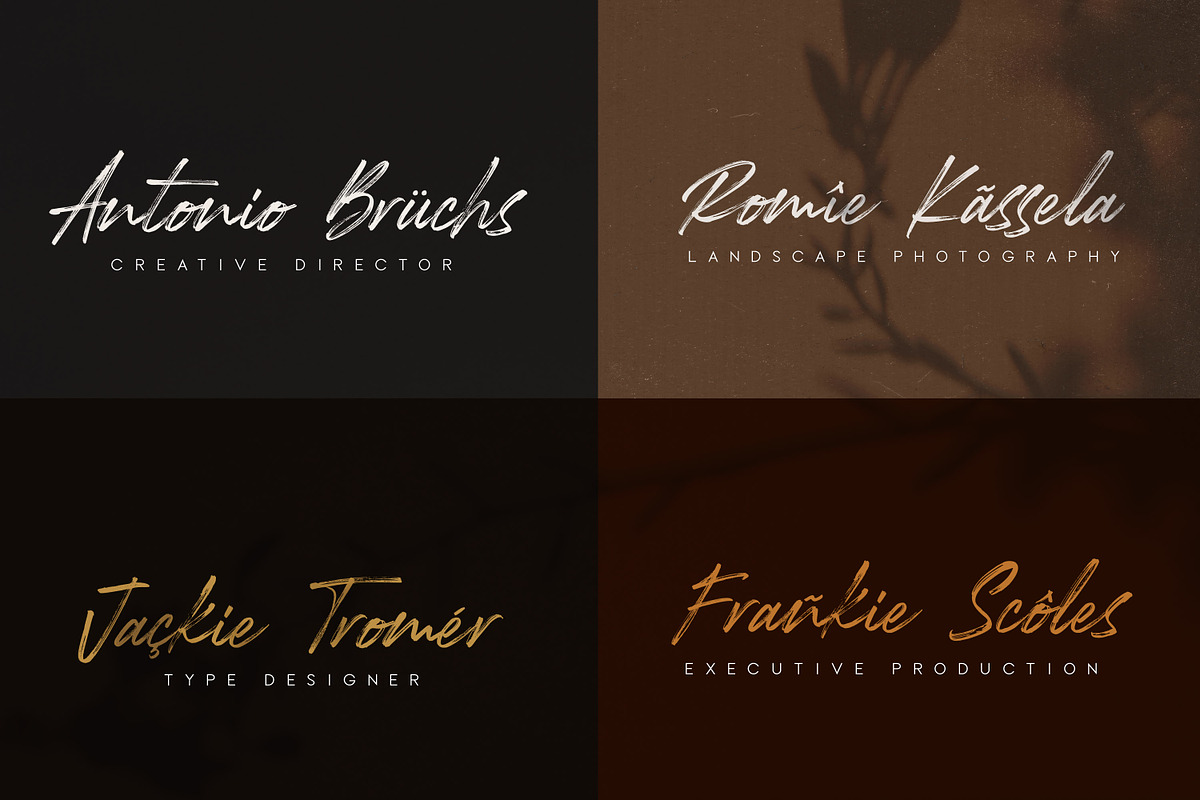 Sale! Rockness - Handbrush Typeface preview 5