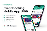 Eventrue Event Boking Mobile App UI, an UI Kit Template by Lumina_ui_ux202 (Thumbnail 1 of 7)