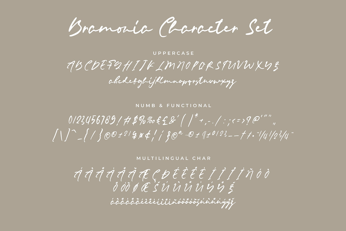 Bramonia Natural Signature Font, a Handwritten Font by RantautypeStudio (Photo 17 of 17)