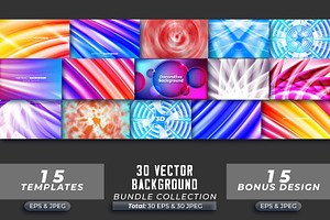 30 Templates of Vector Background, a Background Graphic by NJ Himel