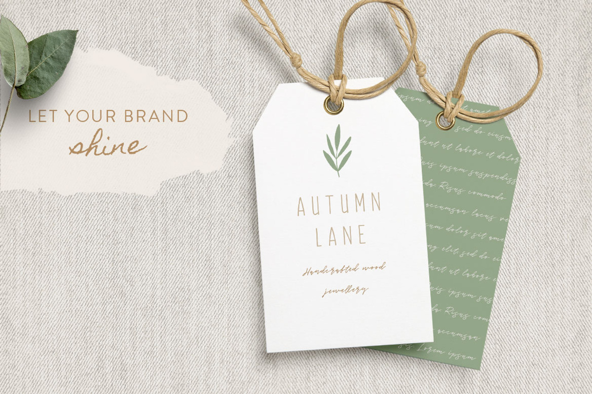 Rustic Feminine Logo Kit + BONUS, a Branding & Logo Template by ClementineCreative (Photo 8 of 12)