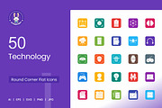 50 Technology Filled Round Corner, an Icon by IconBunny (Thumbnail 1 of 2)
