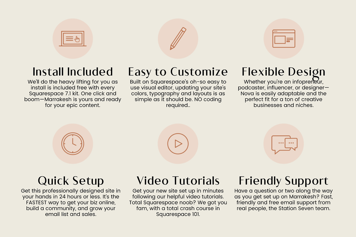 Squarespace 7.1 Template - Marrakesh, a Websites & App Template by Station Seven (Photo 2 of 4)