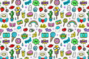 100+ Funny patches + 36 patterns, a Pattern Graphic by Midstream (Thumbnail 7 of 10)