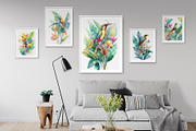 Exotic Botanical Bird Illustration, a Decorative Illustration by Housui Patterns (Thumbnail 12 of 12)