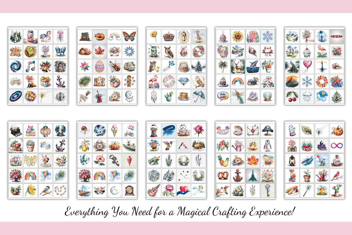Mega Sticker Book Bundle |Ai Prompts, an Object Illustration by Daffodil Dream Studio (Photo 5 of 5)