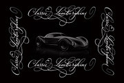Lamborghini Script, a Script Font by Has_rizal (Thumbnail 2 of 13)