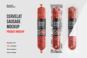 Cervelat Sausage Mockup, a Packaging Mockup by BlackMockup (Thumbnail 1 of 15)