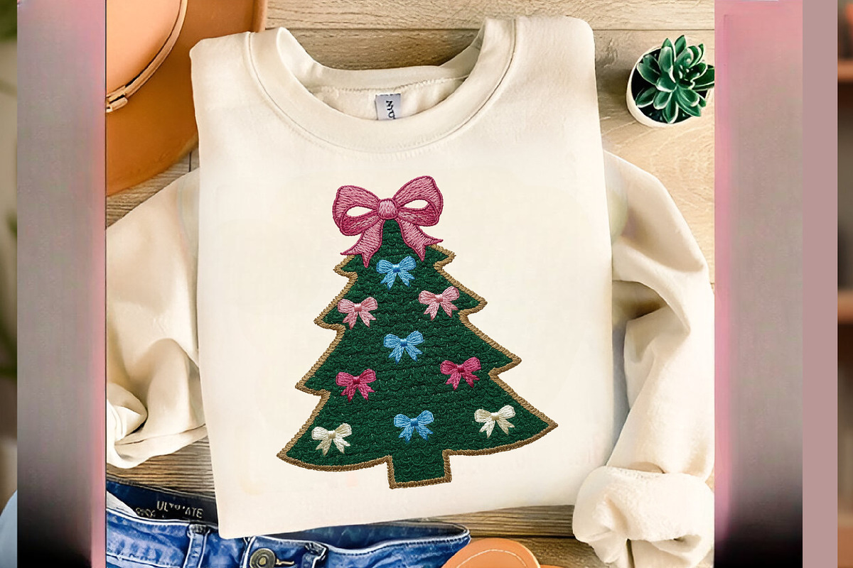 Coquette Crochet Yarn Christmas Tree, an Illustration by SinaCreation (Photo 2 of 7)