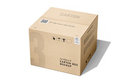 Carton Box Mockup Premium PSD Bundle, a Packaging Mockup by pixelmock (Thumbnail 15 of 18)